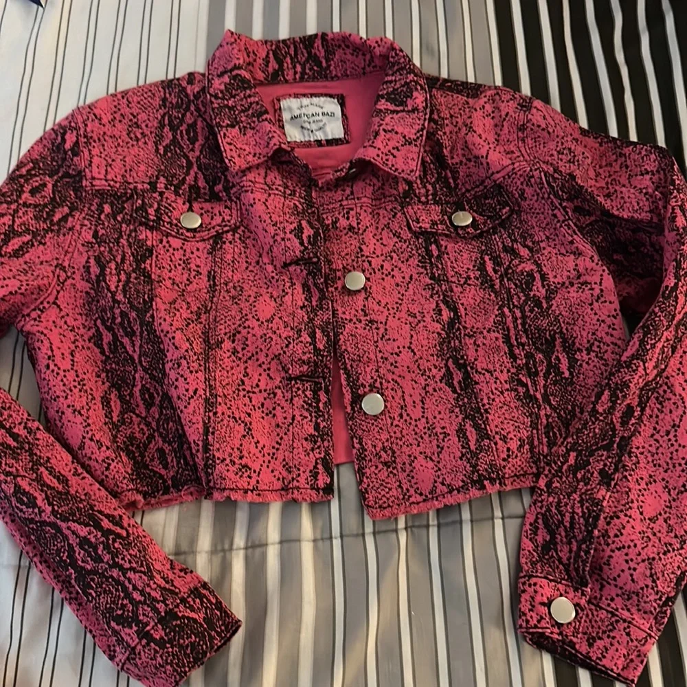 Jean Jacket and Skirt Set